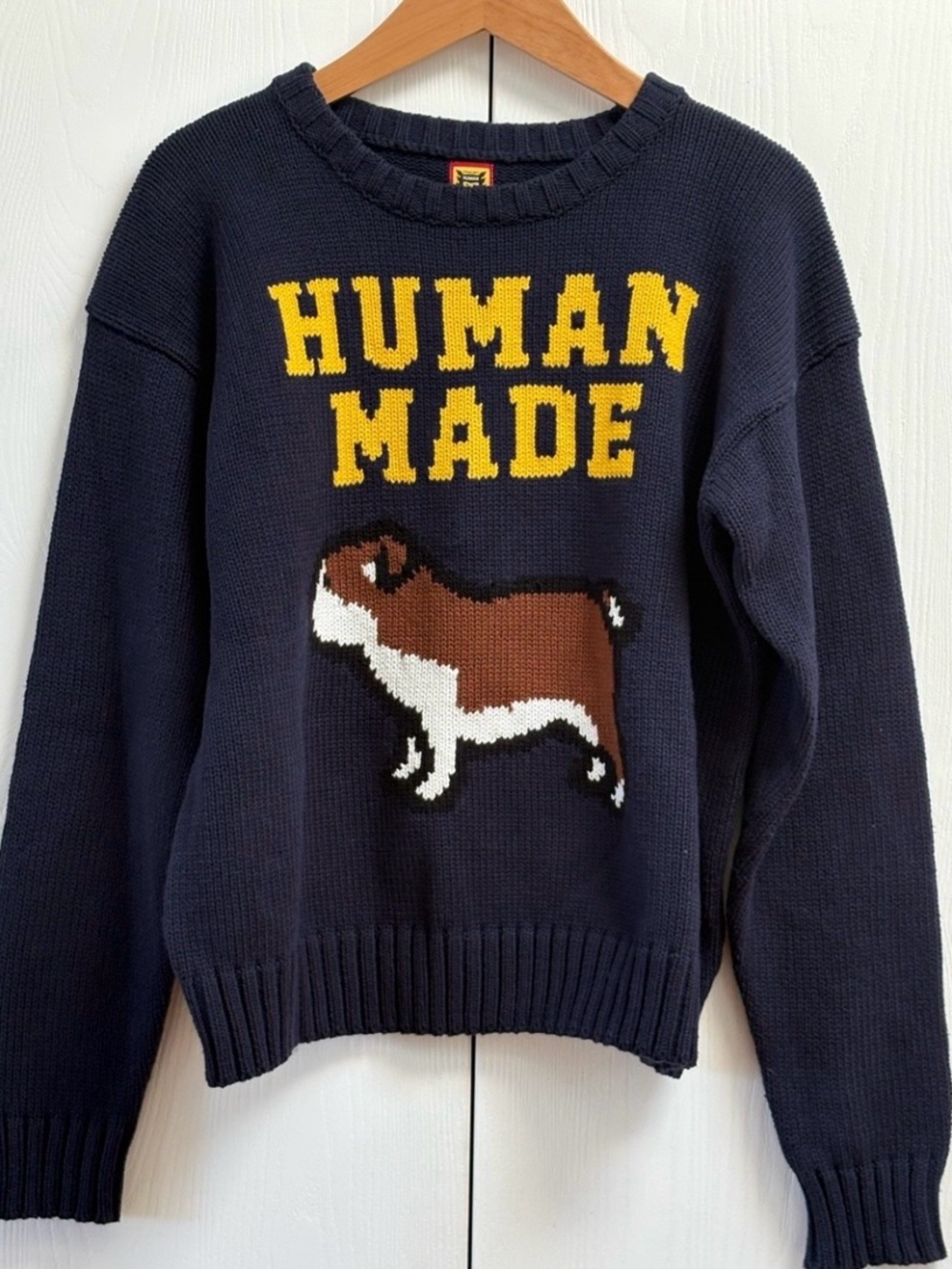 HUMAN MADE
Cotton Knit Sweater